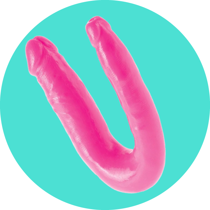 Doppelter Dildo und doppelter Phallus: komplettes Vergngen fr zwei Doppelter Dildo und doppelter Phallus: komplettes Vergngen fr zwei