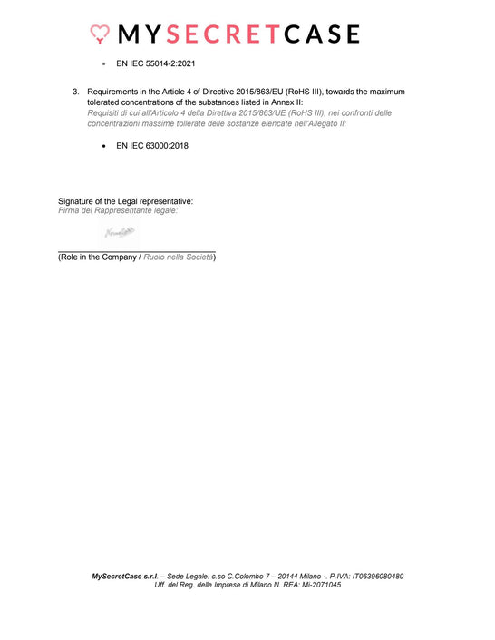 Dichiarazione di conformità 4
