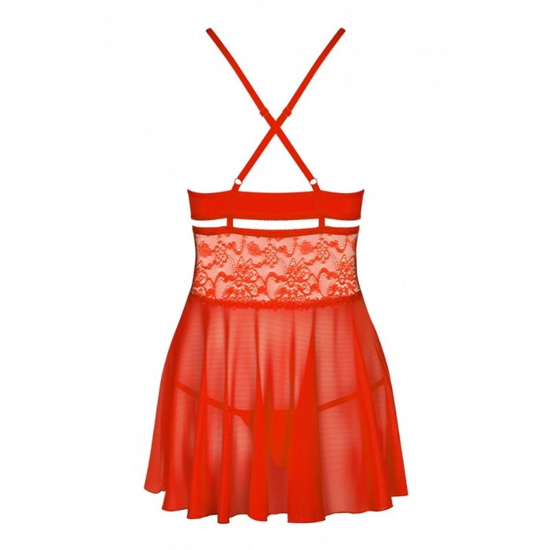 838 Babydoll & Thong Red - Baby Doll edc