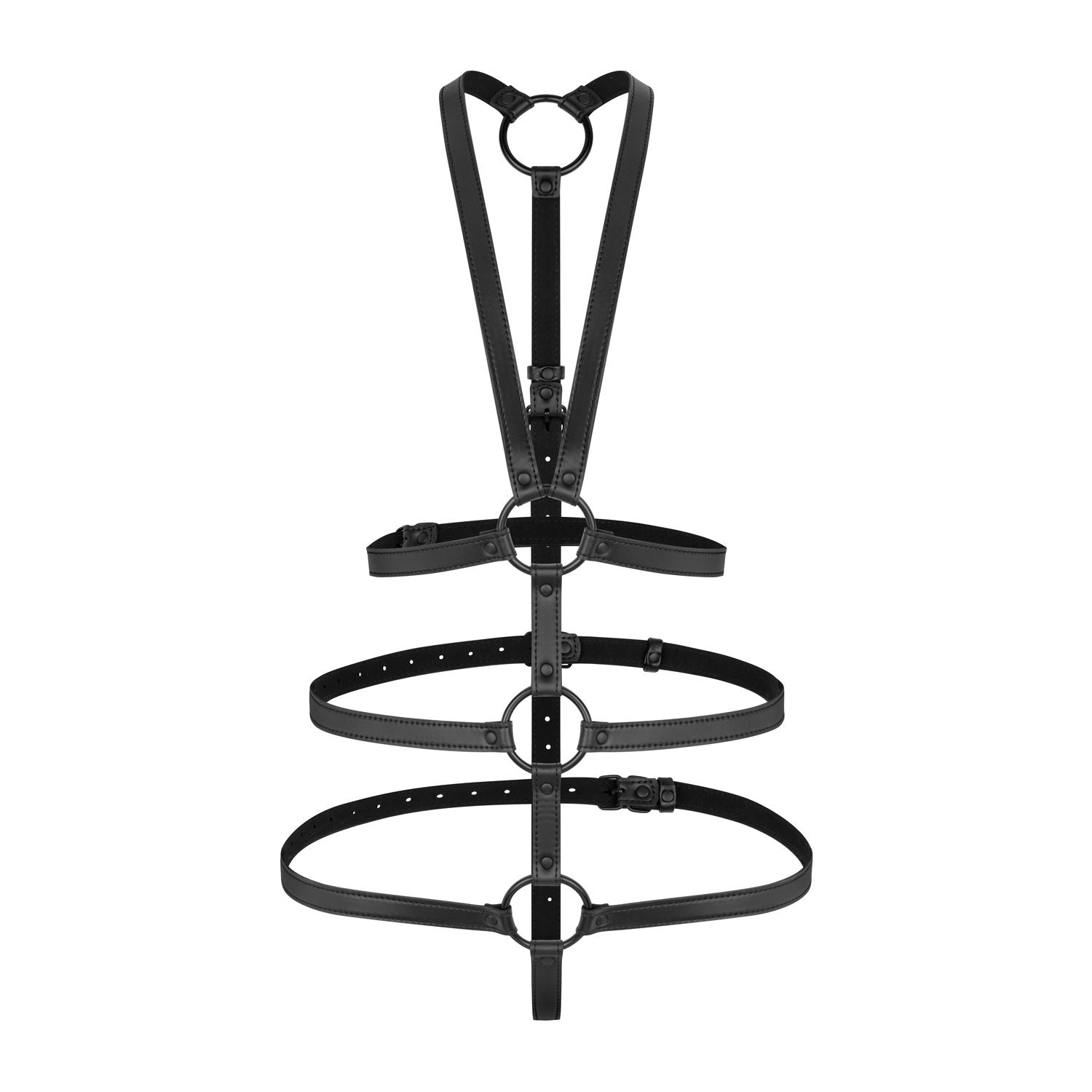 Vera Bondage Harness - Black - Vestiti Sexy Edc