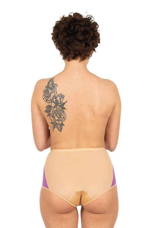 Culotte Vita Alta Nude - linea Bloomin - Mutandine Assorbenti MySecretCase
