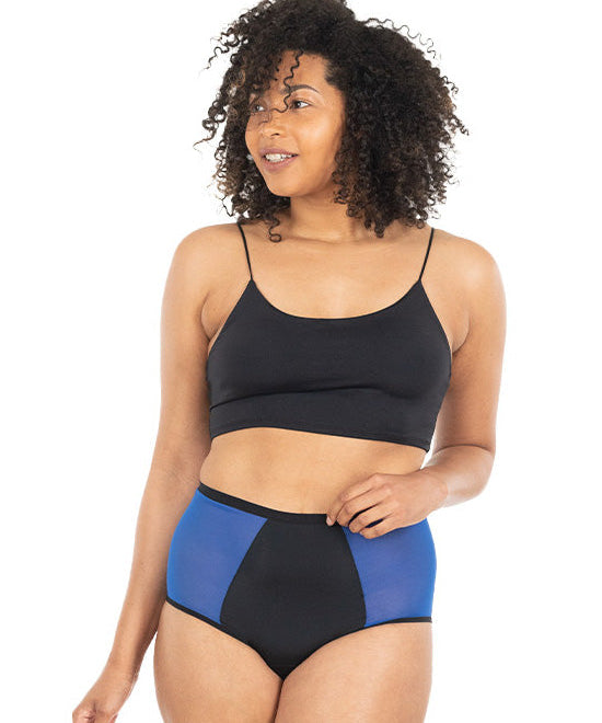 Culotte Vita Alta Nero - linea Bloomin - Mutandine Assorbenti MySecretCase