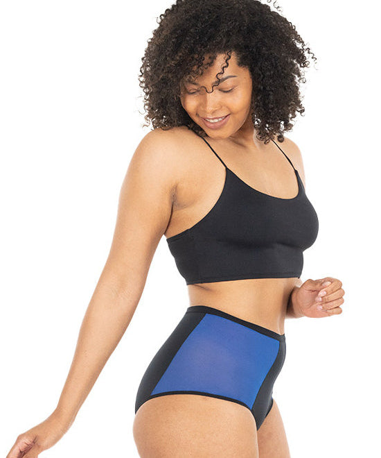 Culotte Vita Alta Nero - linea Bloomin - Mutandine Assorbenti MySecretCase