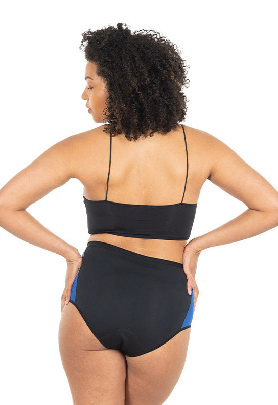 Culotte Vita Alta Nero - linea Bloomin - Mutandine Assorbenti MySecretCase