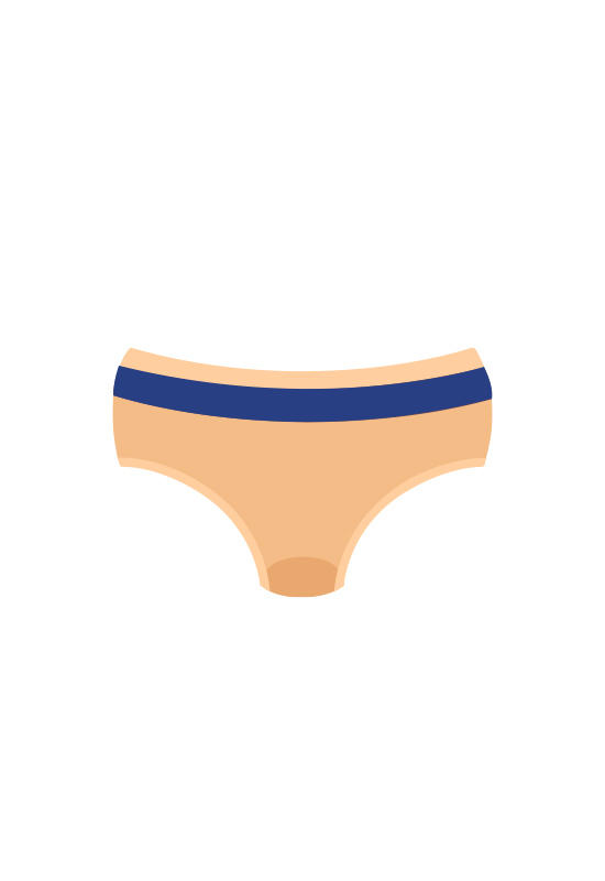 Slip Plus Nude - linea Bloomin - Mutandine Assorbenti MySecretCase