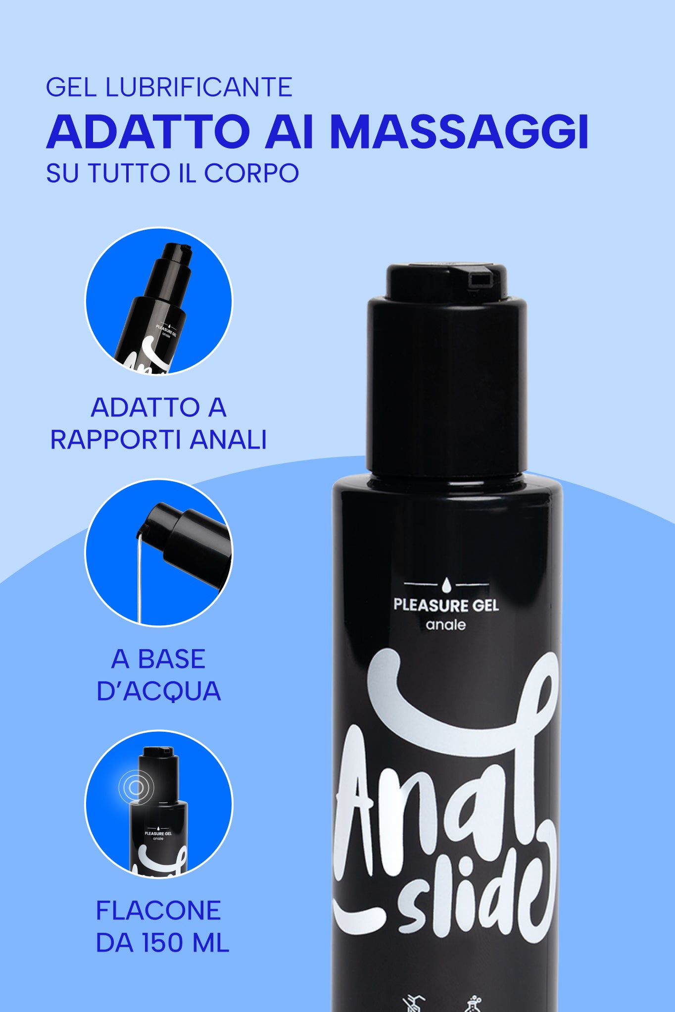 Anal Slide - 150 ml - Lubrificante Anale MySecretCase