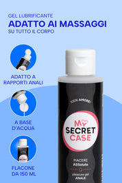 Piacere ASSoluto 150 ml - Lubrificante Anale MySecretCase