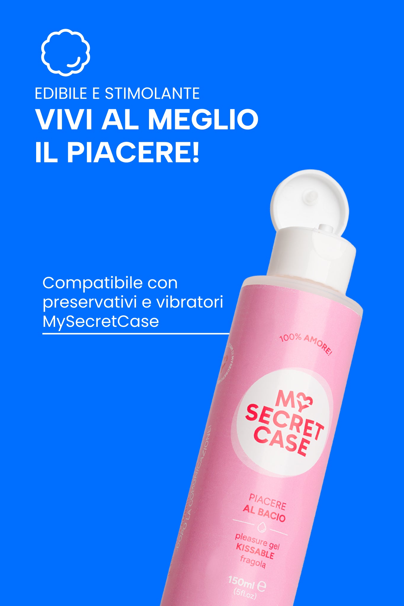 Piacere al Bacio - 150 ml - Kissable MySecretCase