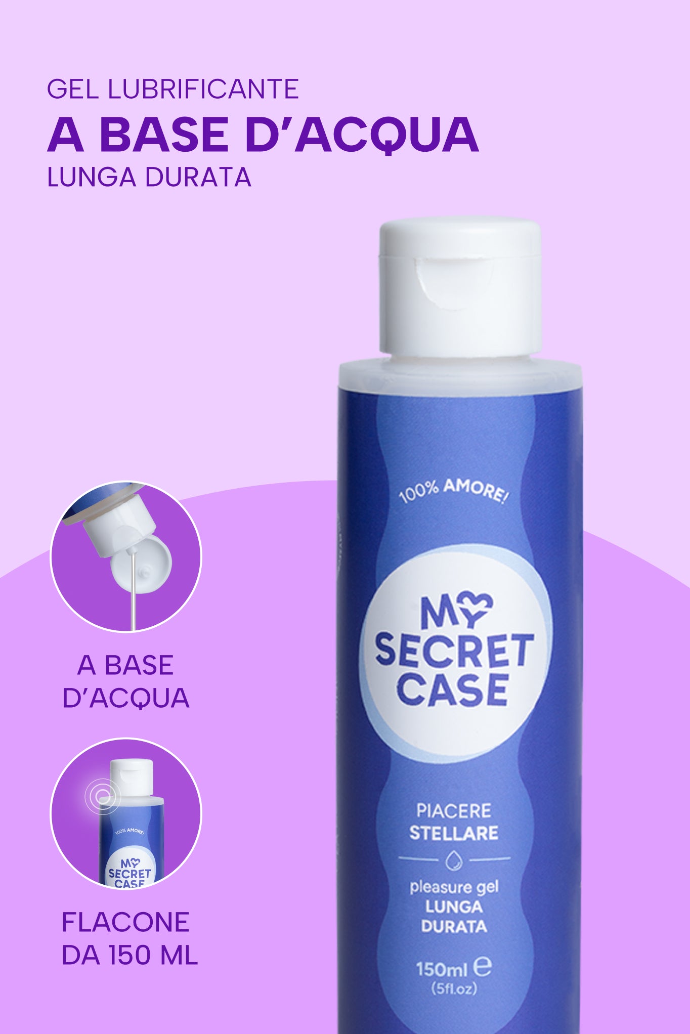 Piacere Stellare - 150 ml - Lubrificante Lunga Durata osmos