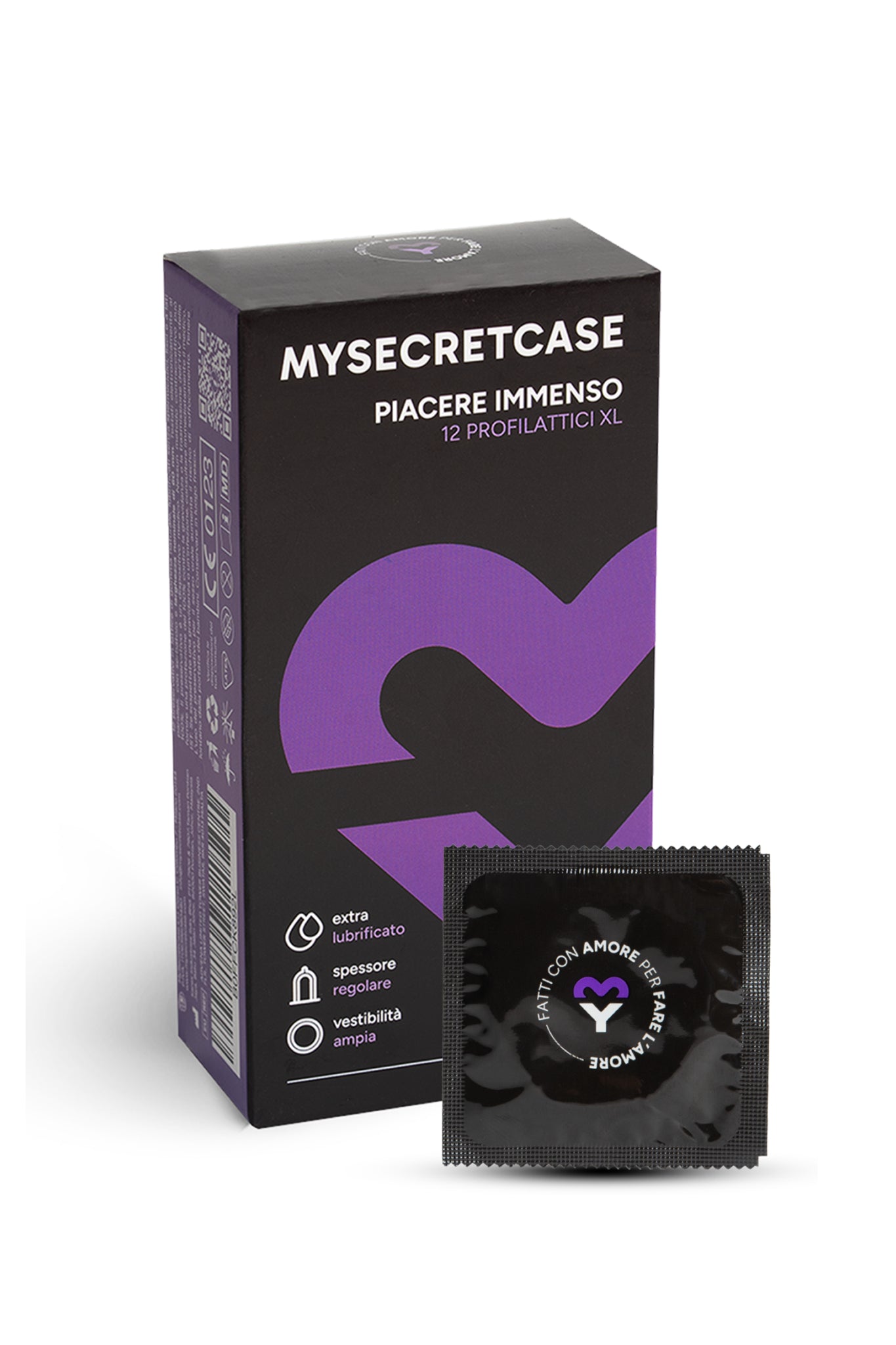 Piacere Immenso - 12 pezzi - Preservativi XL Karex