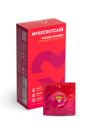 Piacere Intenso - 12 pezzi - Preservativi Stimolanti MySecretCase
