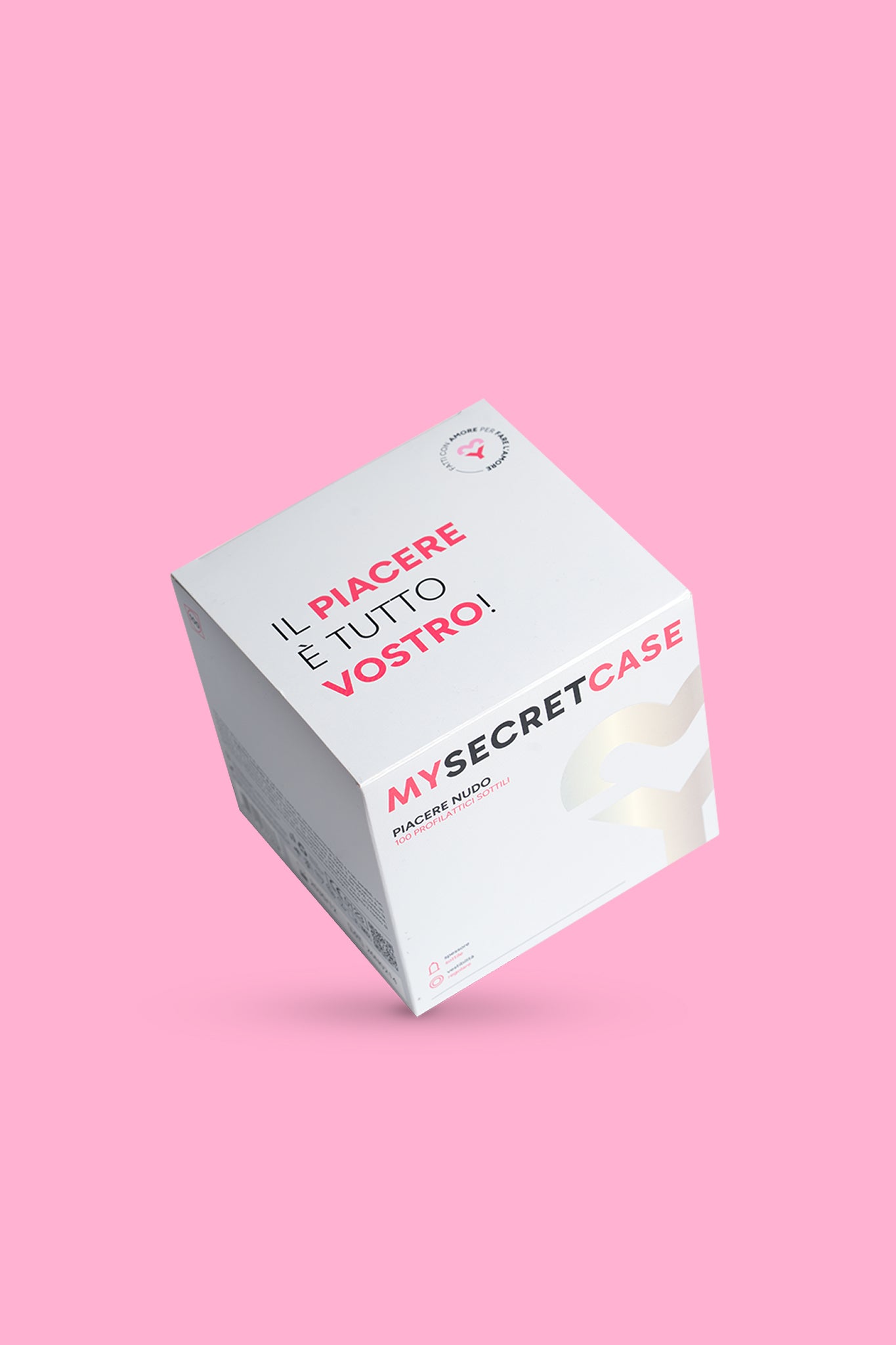 Piacere Nudo - 100 pezzi - Preservativi Sottili MySecretCase