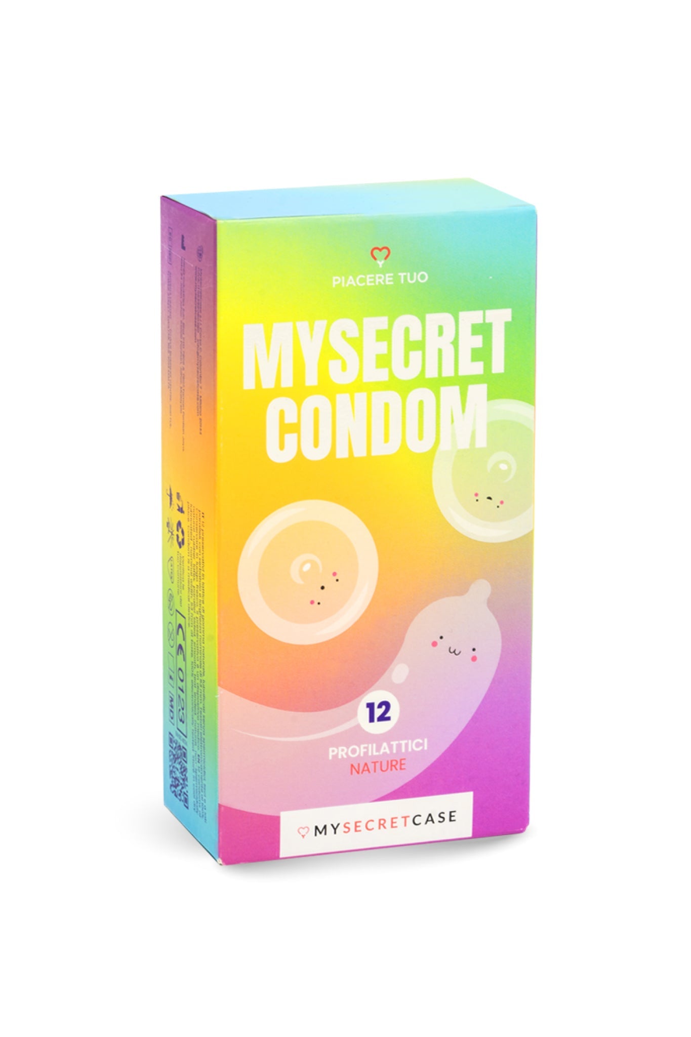 MySecret Condom - 12 pz - Preservativi Classici Mysecretcase