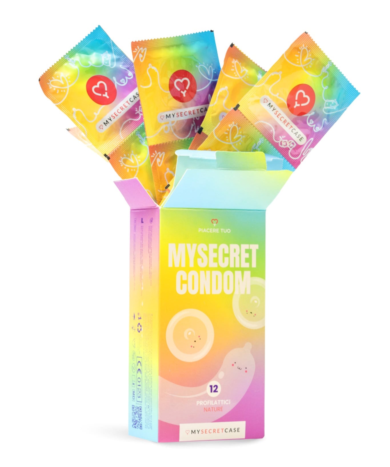 MySecret Condom - 12 pz - Preservativi Classici Mysecretcase