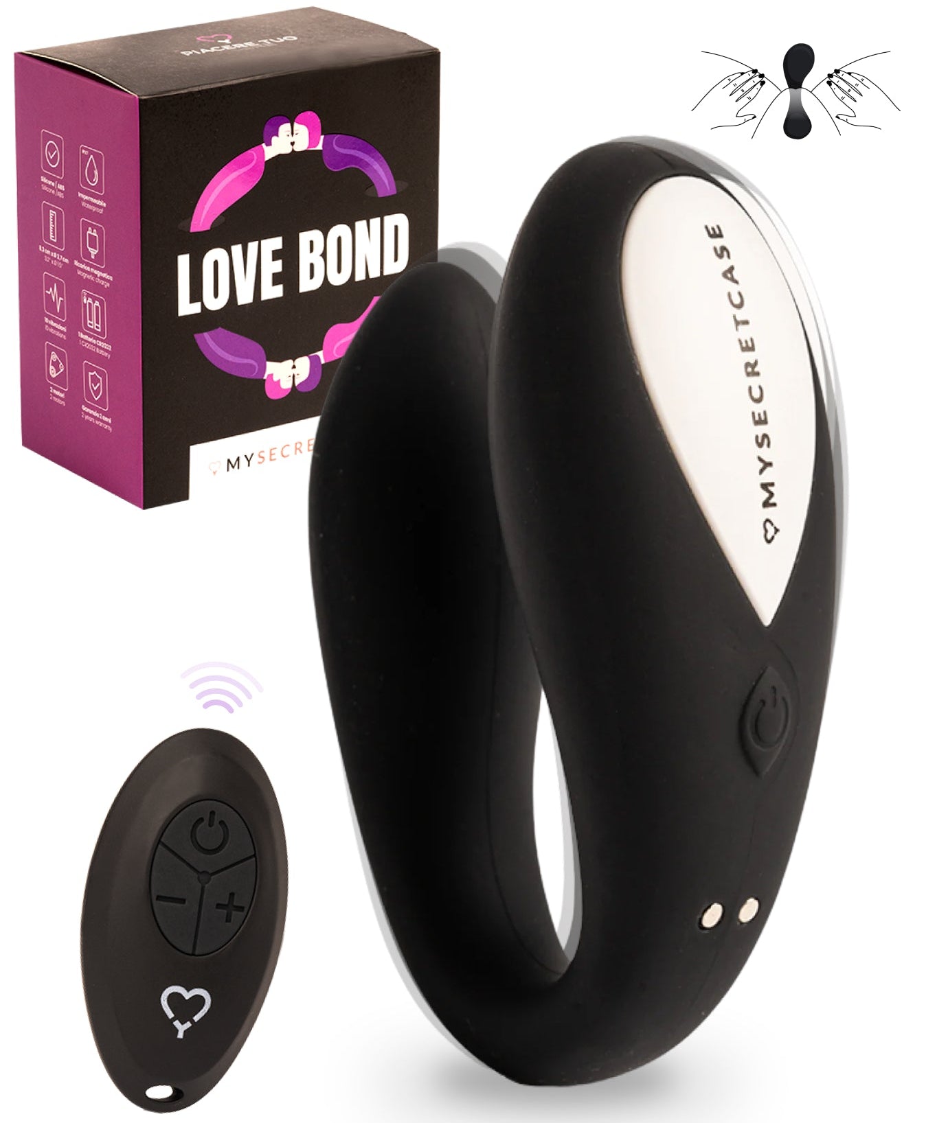 Love Bond - Vibratore a C MySecretCase