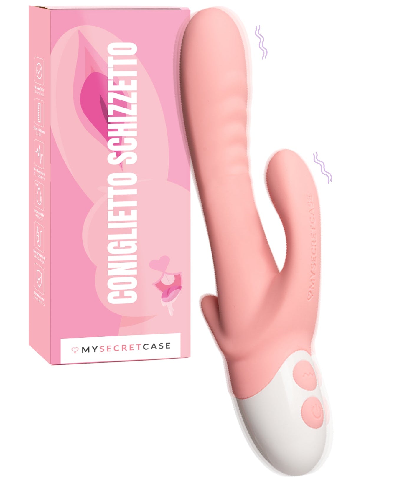Coniglietto Schizzetto - Vibratore Rabbit MySecretCase