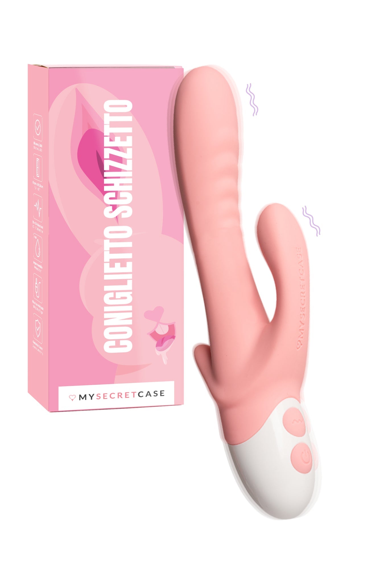 Coniglietto Schizzetto - Vibratore Rabbit MySecretCase