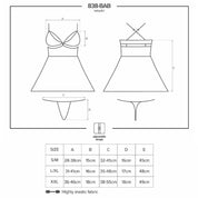 838 Babydoll & Thong Red - Baby Doll edc