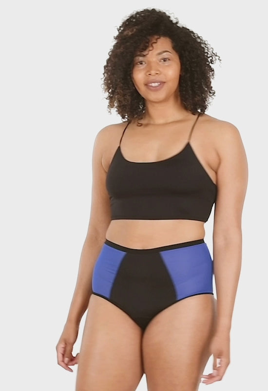 Culotte Vita Alta Nero - linea Bloomin