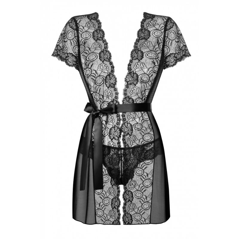 Alluria Peignoir & Thong - Baby Doll Obsessive