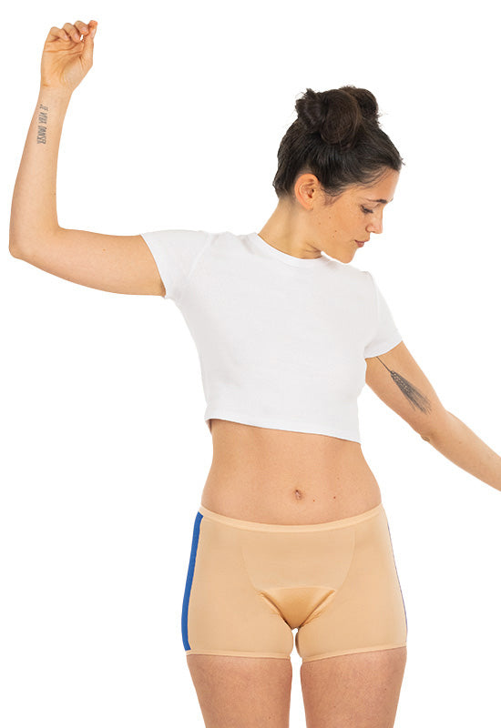 Boxer Plus Nude - absorption maximale