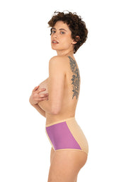 Culotte Vita Alta Nude - linea Bloomin - Mutandine assorbenti Fluyda