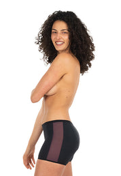 Boxer Plus Nero - linea Bloomin - Mutandine assorbenti Fluyda