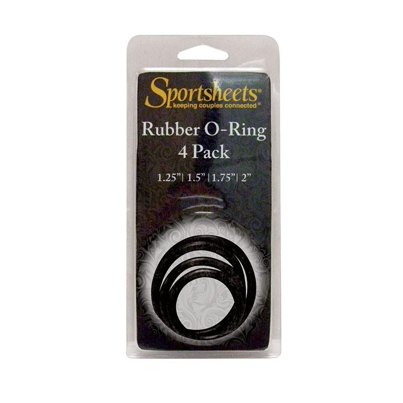 O Rings Set 4 Assorted Sizes - Anello Per il Pene SportSheets