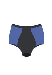 Culotte Vita Alta Nero - linea Bloomin - Mutandine assorbenti Fluyda