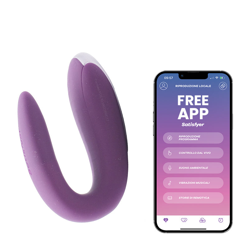 Double Fun - Vibratore a C Satisfyer