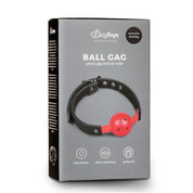 Ball Gag Red With Holes - Gagging Easytoys
