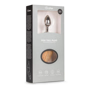 Brown Fox Tail Medium No.2 Silver - Tail Plug EasyToys Fetish Collection
