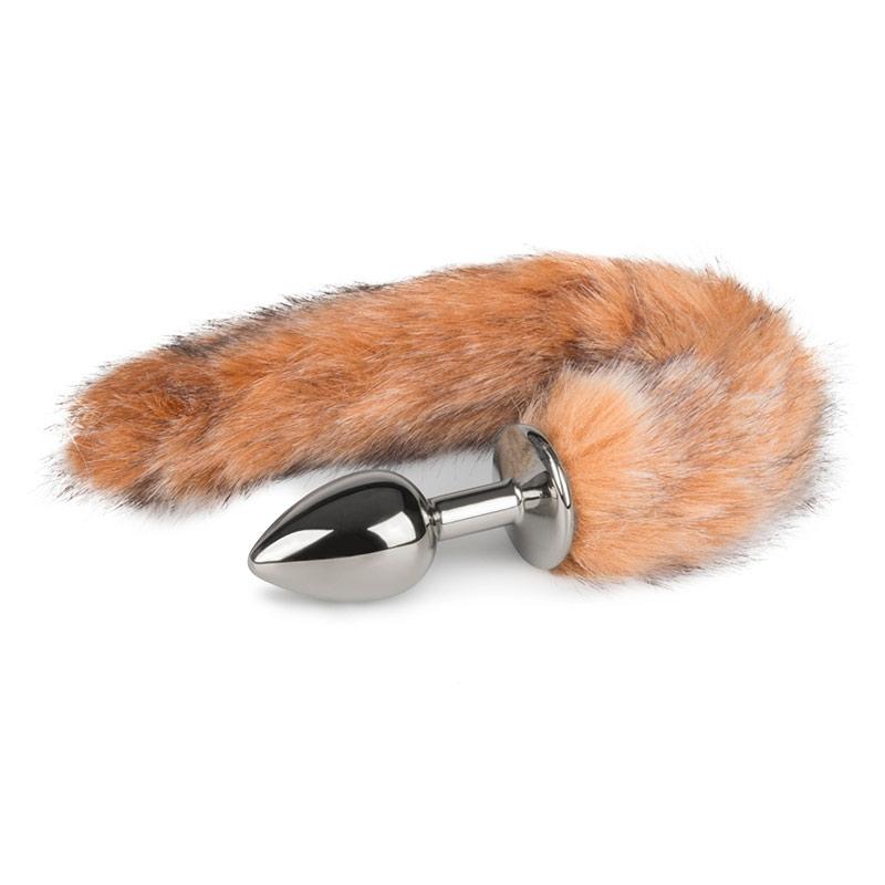 Fox Tail Plug Small No.7 Silver - Tail Plug EasyToys Fetish Collection
