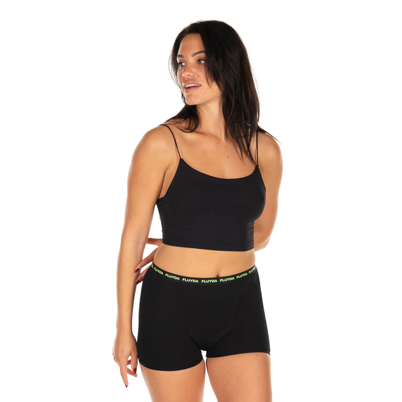 Boxer Organic Cotton + - Mutandine Assorbenti Fluyda