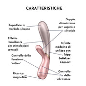 Hot Lover - Rabbit Riscaldante - Vibratore Rabbit Satisfyer