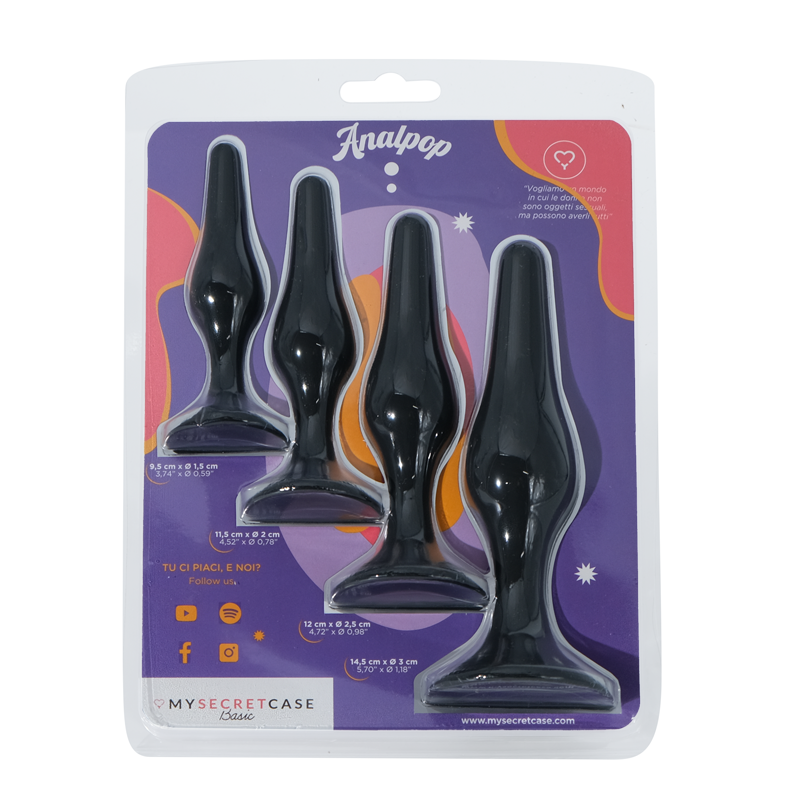 Anal Pop - Butt Plug MySecretCase Basic