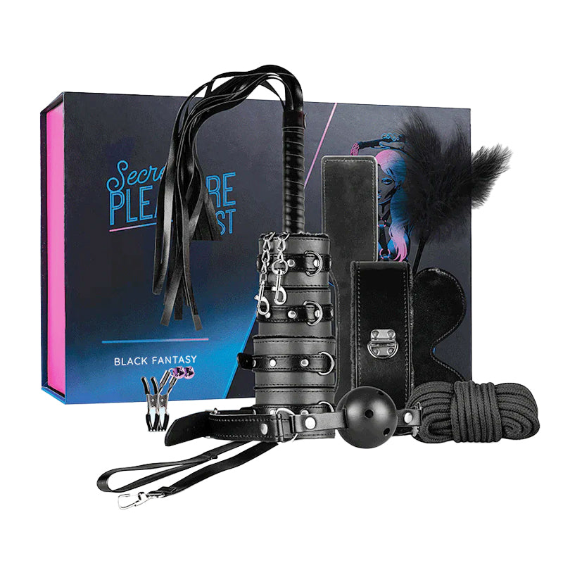 Black Fantasy - Kit Bondage Secret Pleasure Chest
