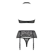 838 Black set - Completini Intimi Obsessive