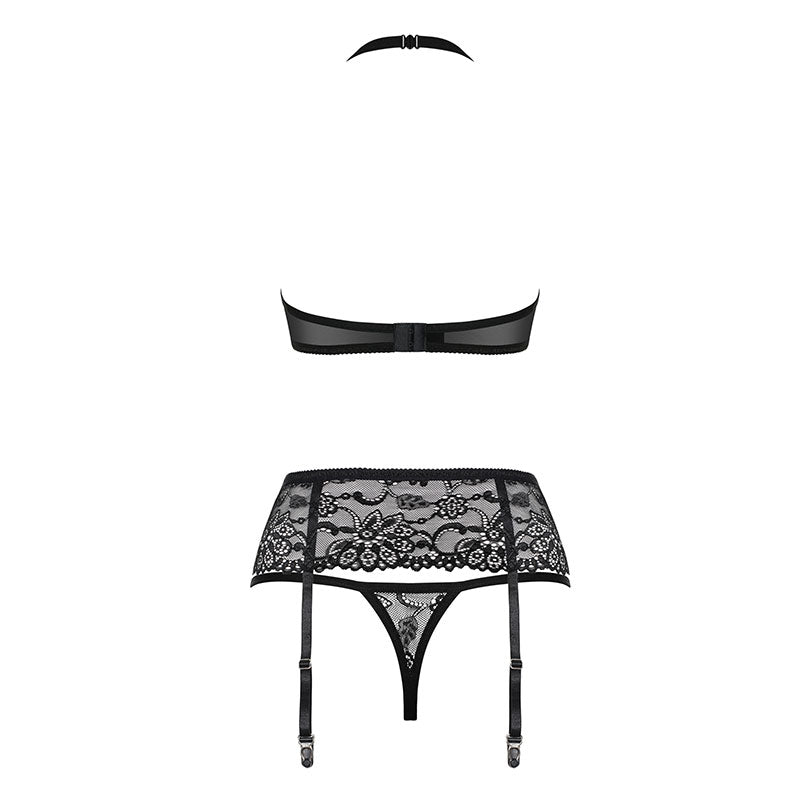 838 Black set - Completini Intimi Obsessive