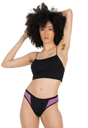 Tanga Nero - linea Bloomin