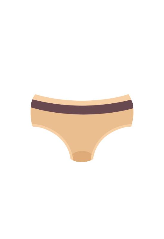 Slip Plus Nude - linea Bloomin - Mutandine assorbenti Fluyda