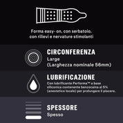 Sync - 6 pezzi - Preservativi Stimolanti Durex